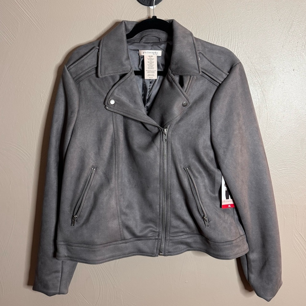 Philosophy suede coat
